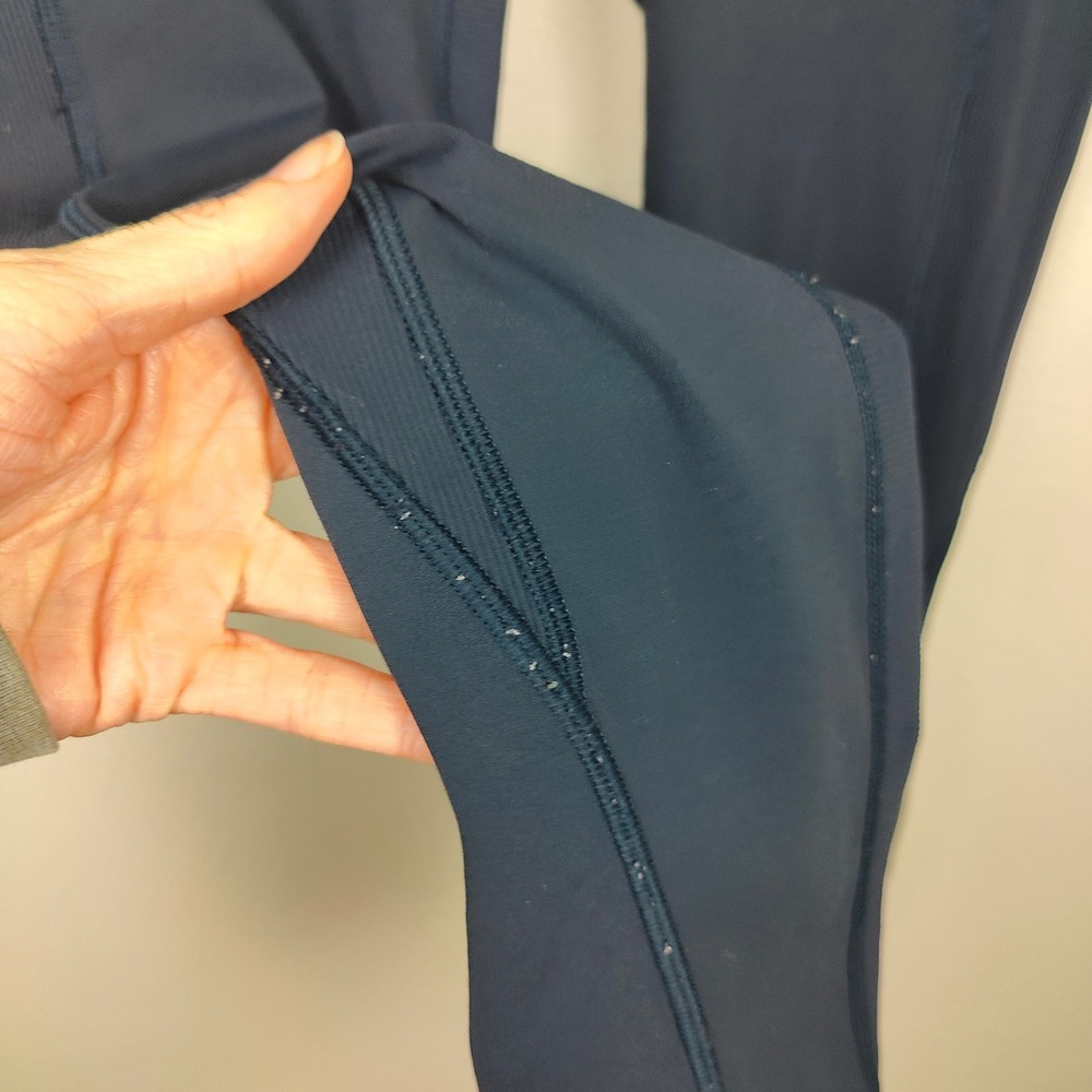 Lululemon On Your Mark Crop Leggings Womens 6 23" Nocturnal Teal Luxtreme Yoga - Picture 5 of 10